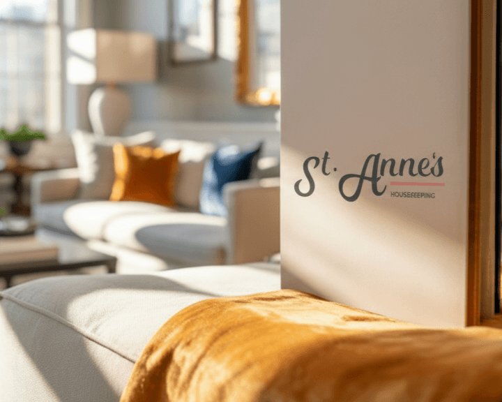 Luxury home interior showcasing St. Anne's housekeeping standards