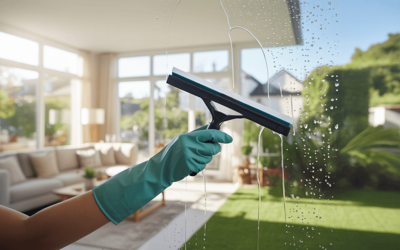 Professional window cleaning service